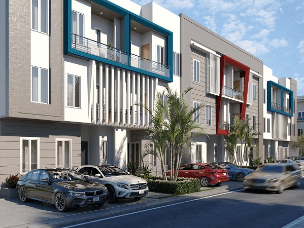 Architectural visualization of a real estate development project in Abuja, Nigeria